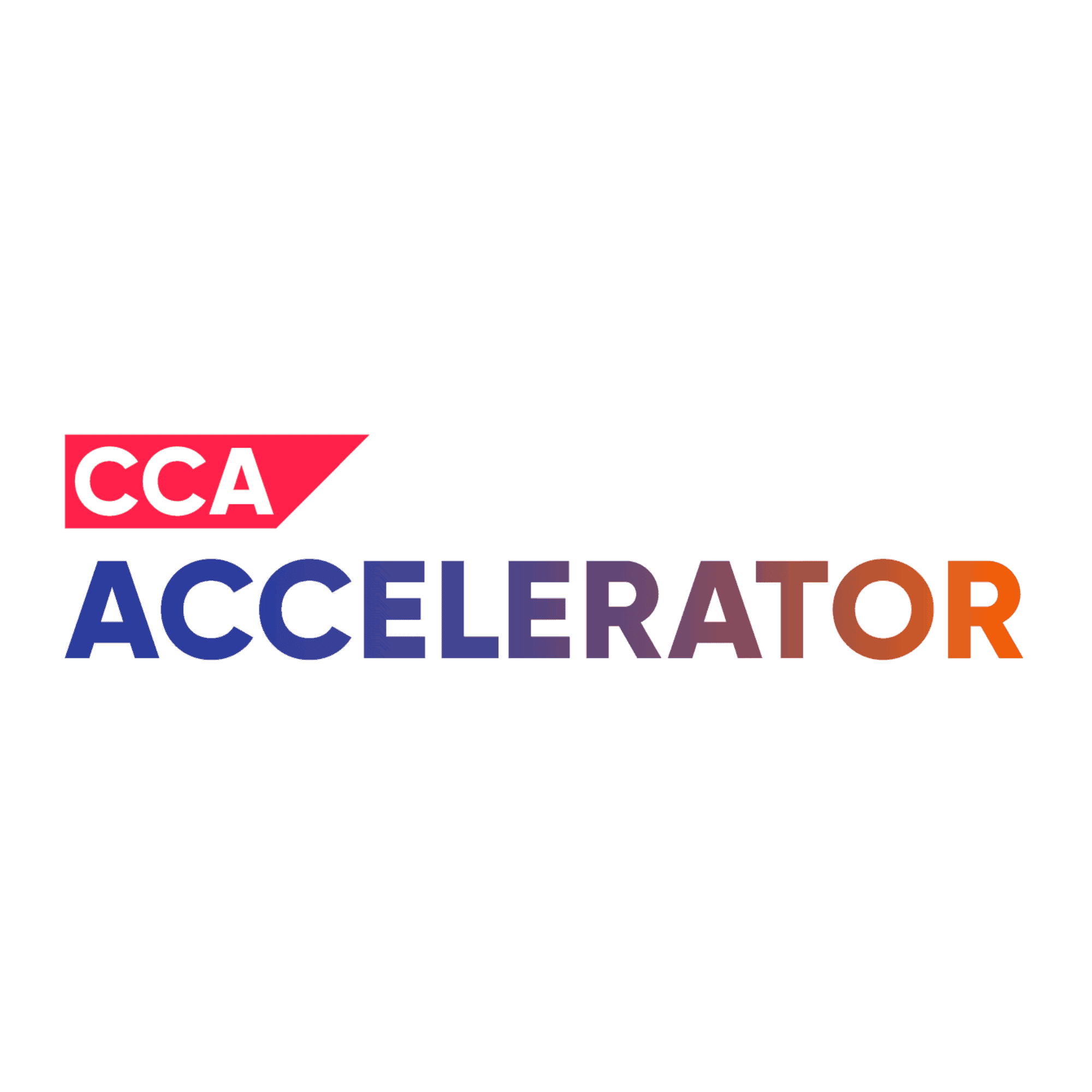CCA Accelerators program logo, focusing on college completion, successful student pathways, and higher education success strategies.