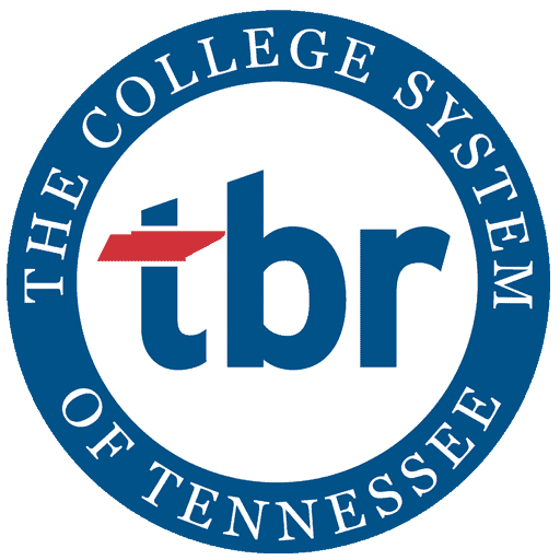 Tbr logo representing The College System of Tennessee and Complete College America partnership for higher education reform.