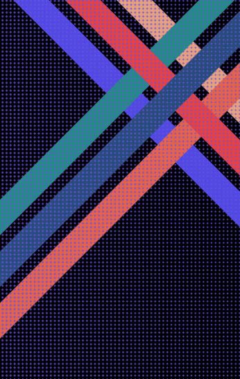 Completed college America abstract colorful lines and dots, promoting higher education achievement and student success initiatives.